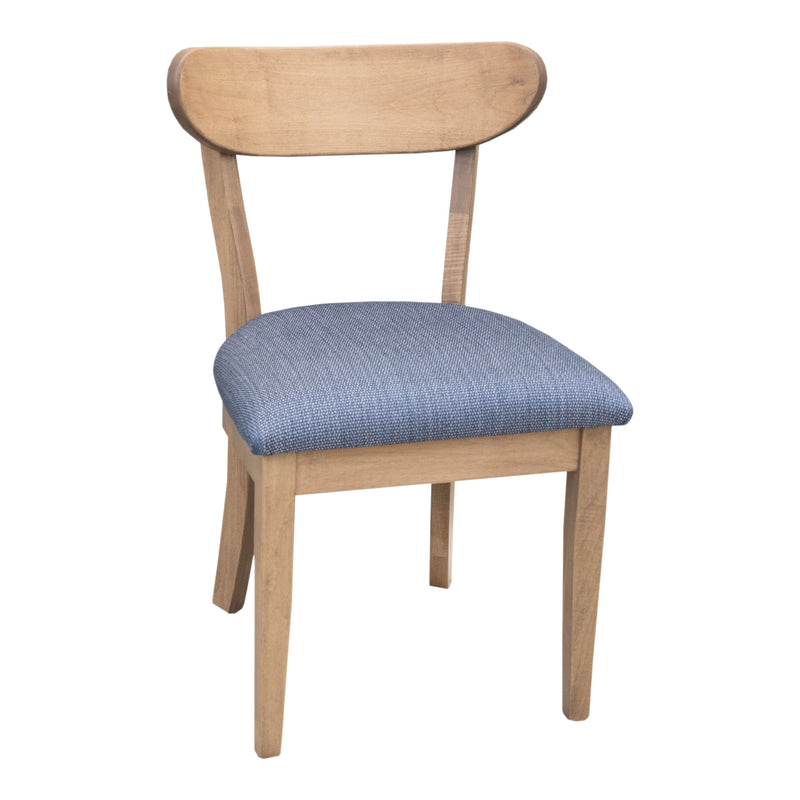 Winsome Maple Wood Mid Century Side Dining Chair with Fabric Seat | WB