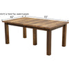 Bayford Reclaimed Barnwood Table
