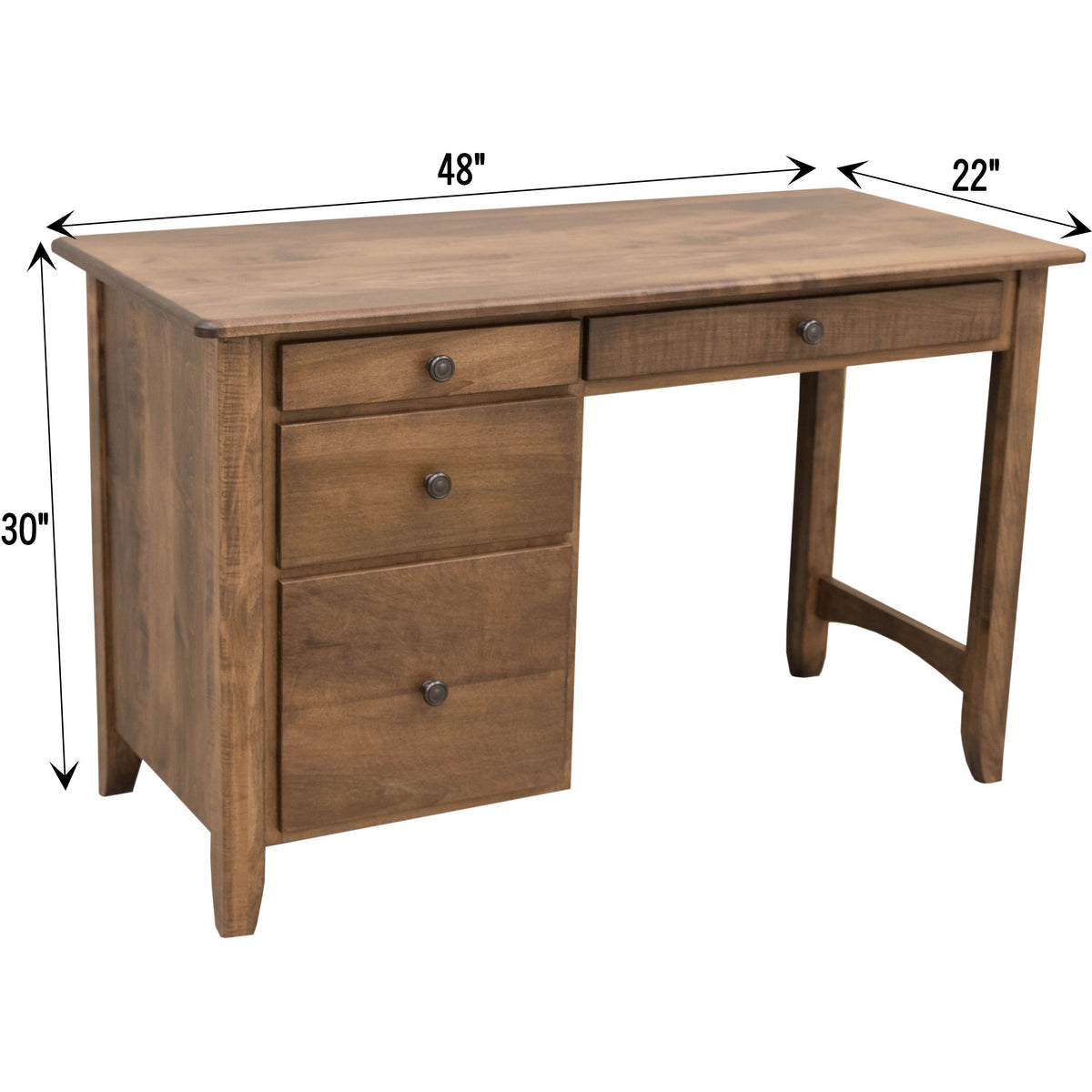 Augusta Small Maple Wood Desk | CO
