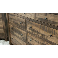Baltic Roughsawn 9-Drawer Tall Dresser