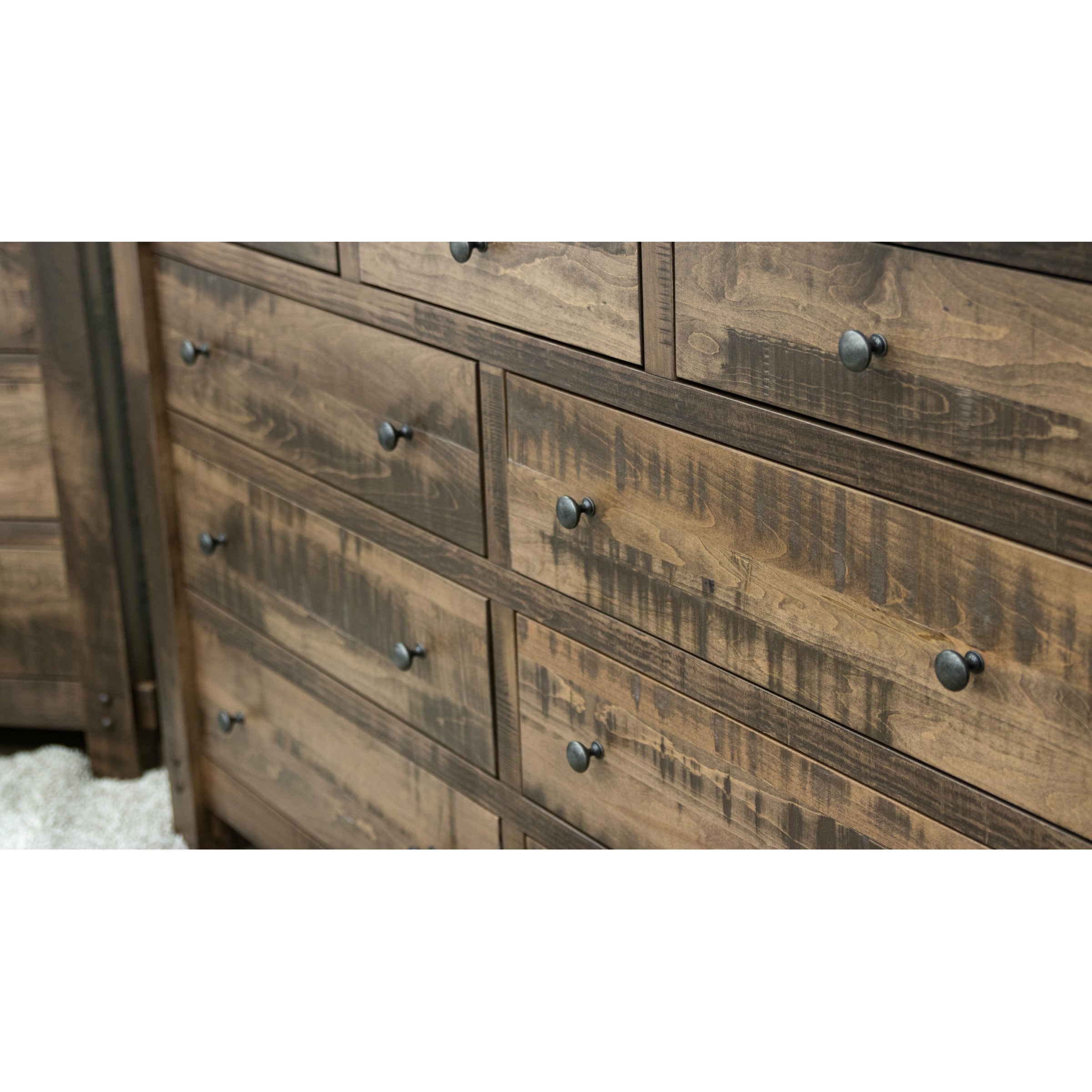 Baltic Roughsawn 9-Drawer Tall Dresser