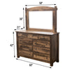 Baltic Roughsawn 9-Drawer Tall Dresser