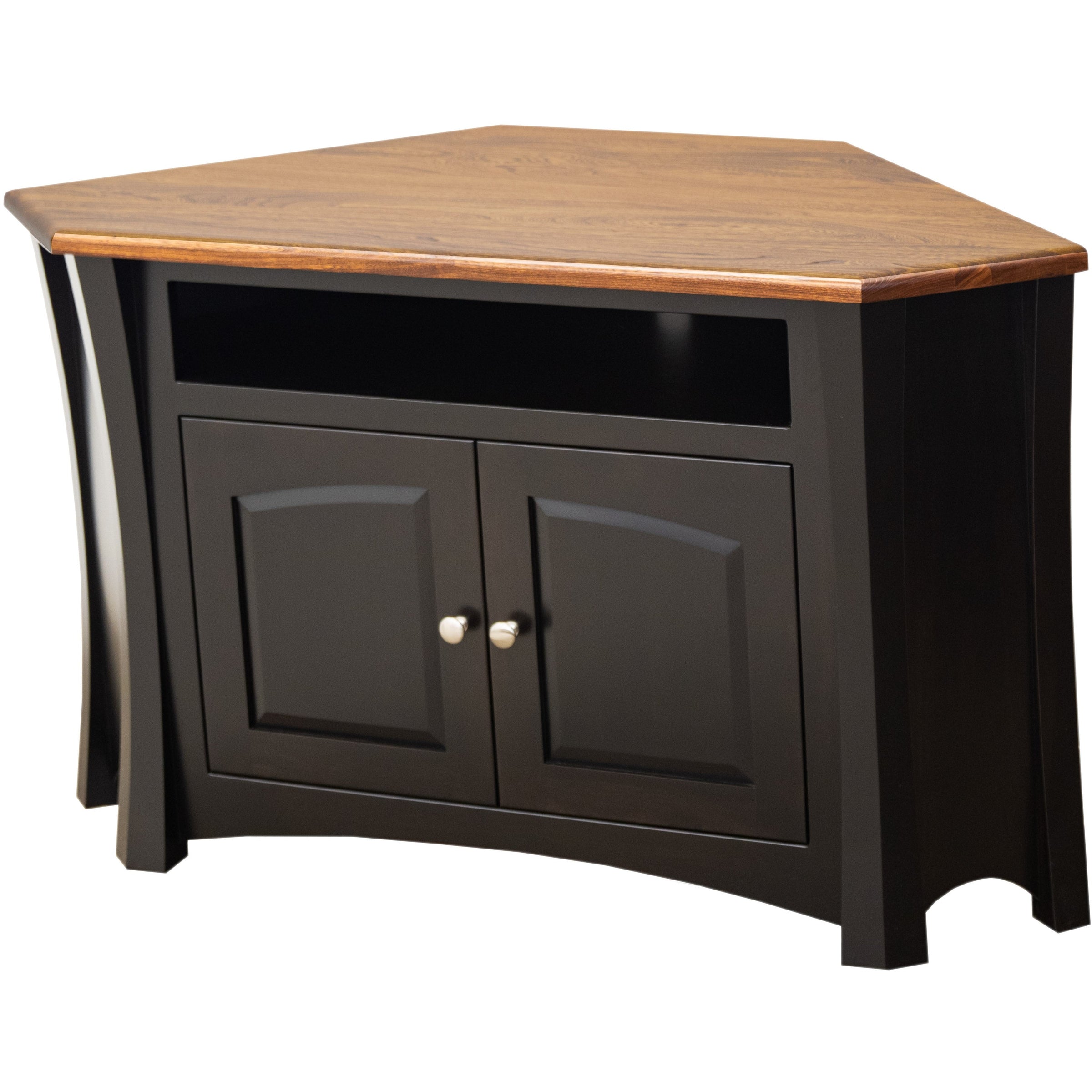 Brookstone Corner TV Console with VCR Shelf