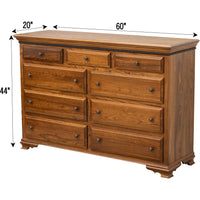 Charm 9-Drawer Tall Dresser