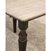 Turned Leg Extending Dining Table